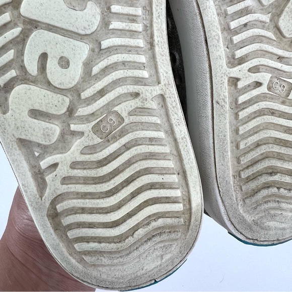 Native Jefferson Bling Slip On Sneakers Silver Disco Bling/ Shell White C9 - Picture 10 of 11